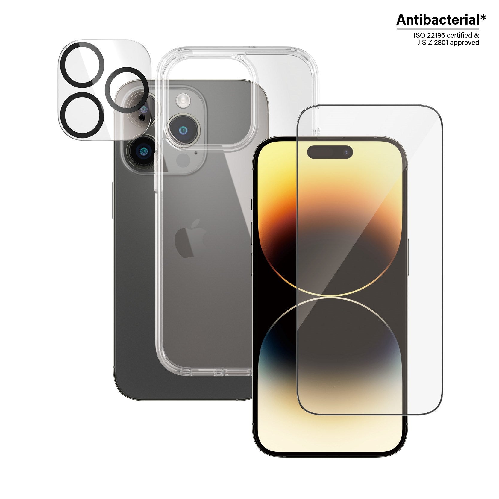 PanzerGlass® 3-i-1 Pakke iPhone 14 Pro